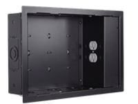 Chief Proximity In-Wall Storage Box with 2 Receptable Filter & Surge