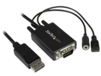 StarTech.com 10 ft / 3m DisplayPort to VGA Adapter Cable with Audio