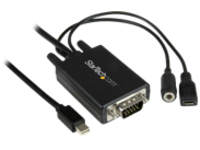 StarTech.com 6 ft / 2m Mini DisplayPort to VGA Adapter Cable with Audio
