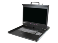 StarTech.com 1U 17" HD 1080p Rackmount LCD Console with Front USB Hub