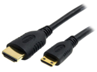 StarTech.com 0.5m High Speed HDMI Cable with Ethernet HDMI to HDMI Mini