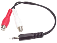StarTech.com 6in Stereo Audio Y-Cable