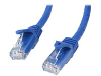 Startech 75ft CAT6 Ethernet Cable, 10 Gigabit Snagless RJ45 650MHz 100W PoE Patch Cord, CAT 6 10GbE UTP Network Cable w/Strain Relief, Blue, Wiring is UL Certified/TIA