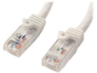 Startech 75ft CAT6 Ethernet Cable, 10 Gigabit Snagless RJ45 650MHz 100W PoE Patch Cord, CAT 6 10GbE UTP Network Cable w/Strain Relief, White, Wiring is UL Certified/TIA
