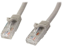 StarTech.com 7m CAT6 Ethernet Cable, 10 Gigabit Snagless RJ45 650MHz 100W PoE Patch Cord, CAT 6 10GbE UTP Network Cable w/Strain Relief, Grey, Fluke Tested/Wiring is UL Certified/TIA