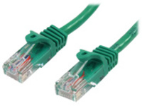 StarTech.com 1m Green Cat5e / Cat 5 Snagless Patch Cable