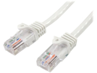 StarTech.com 1m White Cat5e / Cat 5 Snagless Patch Cable