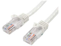StarTech.com 1m White Cat5e / Cat 5 Snagless Patch Cable