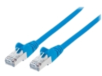 NETWORK CABLE CAT6 COPPER 0.5M- BLUE S/FTP SNAGLESS/BOOTED
