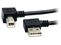 StarTech.com 3 ft / 91cm A Right Angle to B Right Angle USB Cable
