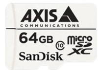 AXIS Surveillance - Flash memory card (microSDXC to SD adapter included)