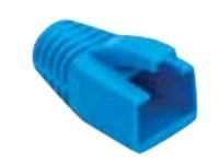 RJ45 BOOT, 7.5MM MAX OD, BLUE. PKG 100PC/BAG.
