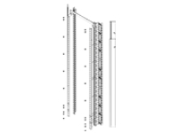 Liebert - Rack airflow baffle (vertical)