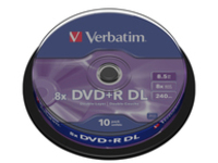 Verbatim - DVD+R DL x 10 - 8.5 GB - storage media