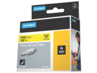 DYMO RHINO 3/8IN X 5FT, YELLOW HEAT SHRINK TUBES