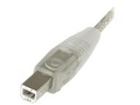 StarTech.com 10 ft Transparent USB 2.0 Cable