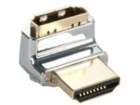 CROMO HDMI Male to HDMI Female 90 Degree Right Angle Adapter