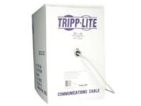 Tripp Lite 1000ft Cat5e Cat5 350MHz Bulk Solid-Core PVC Outdoor Cable Gray 1000'