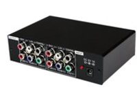 StarTech.com 3 Port Component Video Splitter with Digital Audio distribution amplifier