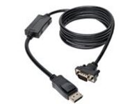 Tripp Lite 3ft DisplayPort to VGA Adapter Active Converter Cable Latches DP to HD15 M/M 3'