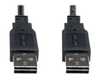 Tripp Lite 3ft USB 2.0 High Speed Reversible Connector Cable Universal M/M 3&#x27;