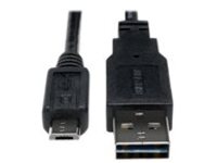 Tripp Lite 3ft USB 2.0 High Speed Cable Reversible A to 5Pin Micro B M/M 3'