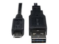 Tripp Lite 3ft USB 2.0 High Speed Cable Reversible A to 5Pin Micro B M/M 3&#x27;