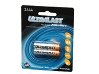 2 PACK AAA ALKALINE BATTERY