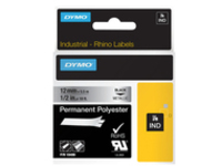 DYMO RHINO 1/2IN X 18FT, METALLIZED PERMANENT LABELS