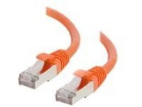 C2G 2ft Cat6 Snagless Shielded (STP) Ethernet Network Patch Cable- Orange