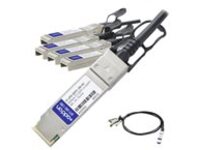 AddOn 3m F5 Compatible QSFP+ Breakout DAC