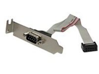 StarTech.com 9 Pin Serial Male to 10 Pin Motherboard Header LP Slot Plate
