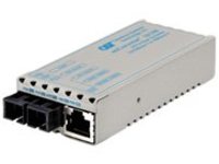 Omnitron miConverter 10/100 - fiber media converter - 10Mb LAN, 100Mb LAN
