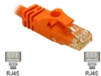 C2G 14ft Cat6 Snagless Unshielded (UTP) Network Crossover Patch Cable