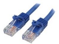 StarTech.com Cat5e Ethernet Cable12 ft - Blue - Patch Cable - Snagless Cat5e Cable - Network Cable - Ethernet Cord...