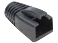 RJ45 BOOT, 7.5MM MAX OD, BLACK. PKG 100PC/BAG.