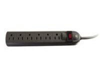 C2G 6-Outlet Power Strip with Surge Suppressor