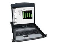 Tripp Lite 16-Port Rack Console KVM Switch 19&quot; LCD PS2/USB Cables 1U