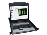 Tripp Lite 8-Port Rack Console KVM Switch w/19&quot; LCD &amp; 8 PS2/USB Cables 1U