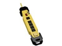 Tripp Lite Safety Power Strip 120V 5-15R 6 Outlet 9&#x27; Cord GFCI Plug OSHA