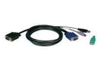 Tripp Lite 15ft USB / PS2 Cable Kit for KVM Switches B040 / B042 Series KVMs 15'
