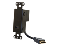 C2G HDMI Pass Through Decorative Wall Plate