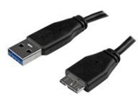 StarTech.com 1m 3ft Slim USB 3.0 A to Micro B Cable M/M - Mobile Charge Sync USB 3.0 Micro B Cable for Smartphones and …
