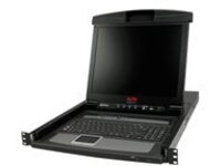 APC LCD Console - KVM console with KVM switch