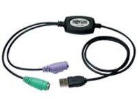 Tripp Lite Compact USB to PS/2 Keyboard/Mouse adapter PS/2 (F) to USB(M)