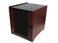 StarTech.com "12U AV Rack Cabinet - 21? Deep - Wood Finish - Floor Standing Enclosure for 19"" Audio Video Component, S…