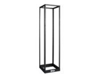 Tripp Lite 45U 4-Post Open Frame Rack Cabinet Square Holes 1000lb Capacity