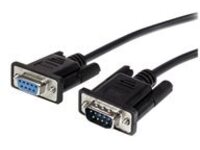 StarTech.com 3m Black Straight Through DB9 RS232 Serial Cable