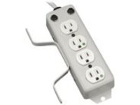 Tripp Lite Power Strip Hospital Medical Cord Wrap Drip Shield 4 Outlet 10' Cord