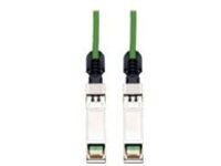Eaton Tripp Lite Series SFP+ 10Gbase-CU Passive Twinax Copper Cable, SFP-H10GB-CU1M Compatible, Green, 1M (3.28 ft.)